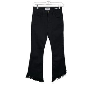 Frame Le Crop Mini Boot in Film Noir Jean